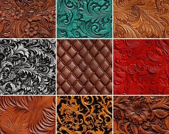 Common Embossed Leather Patterns