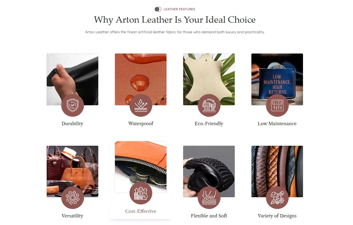 Faux Leather Supplier benefits