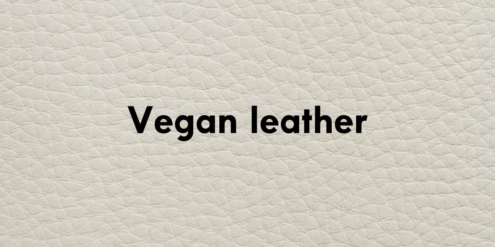 What is Vegan Leather?