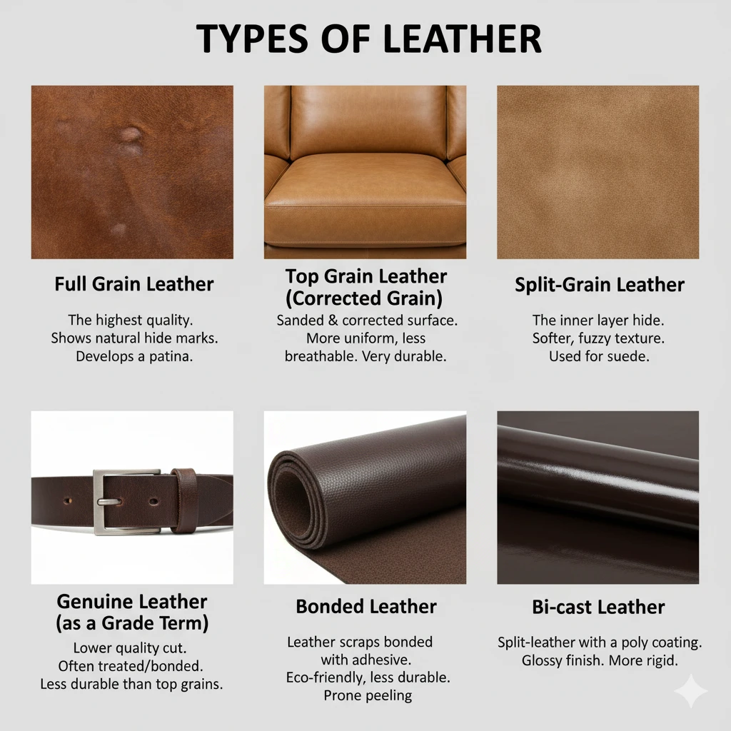 Types of Leather