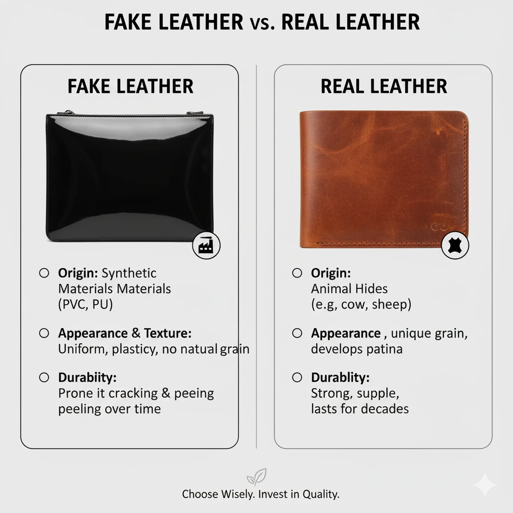 Fake Leather vs Real Leather