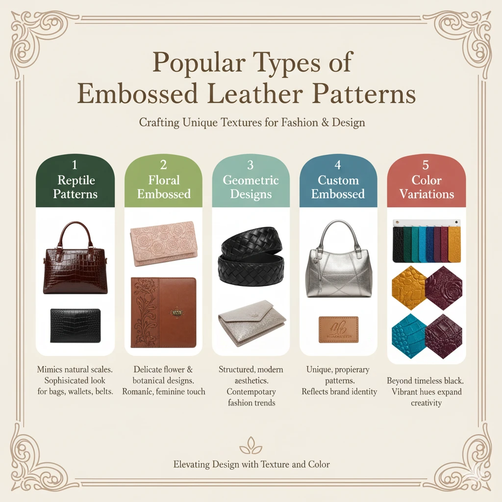Popular Types of Embossed Leather Patterns