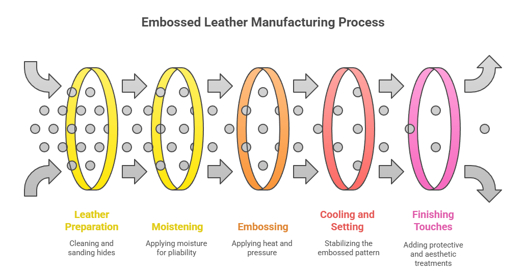 How is Embossed Leather Made? The Complete Process