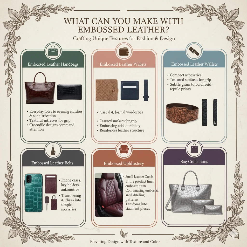 What Can You Make with Embossed Leather?