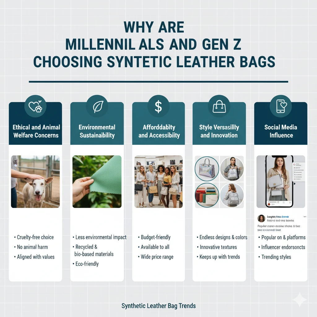 Why Are Millennials and Gen Z Choosing Synthetic Leather Bags?
