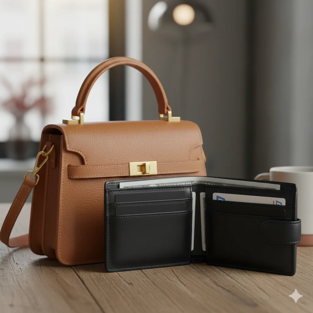 Mens Leather Wallet & Leather Purse