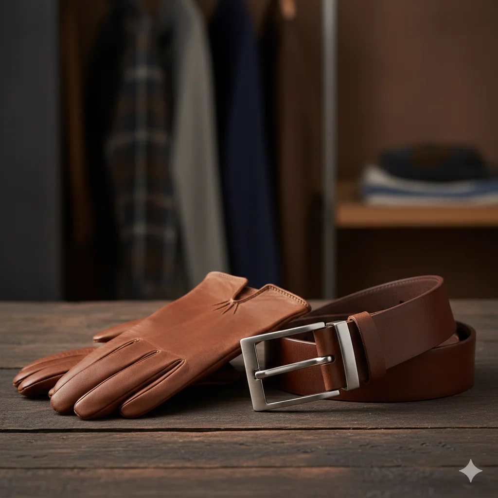 Leather Gloves & Leather Belts
