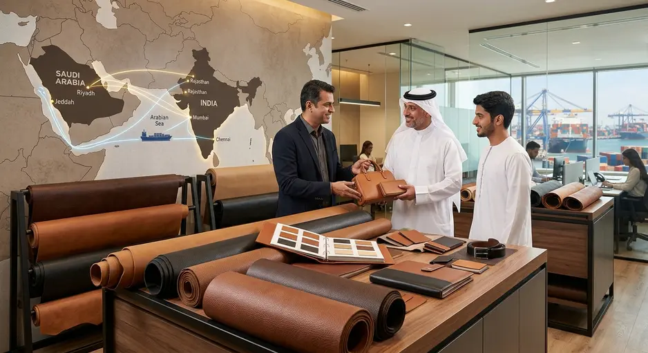 Best Faux Leather Exporter from India to Saudi Arabia