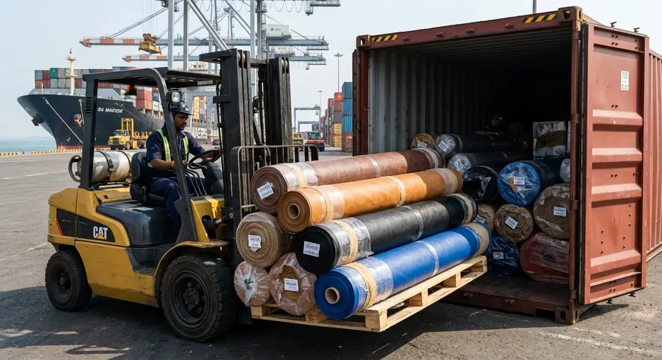 Faux Synthetic Leather Exporter from India to South Africa