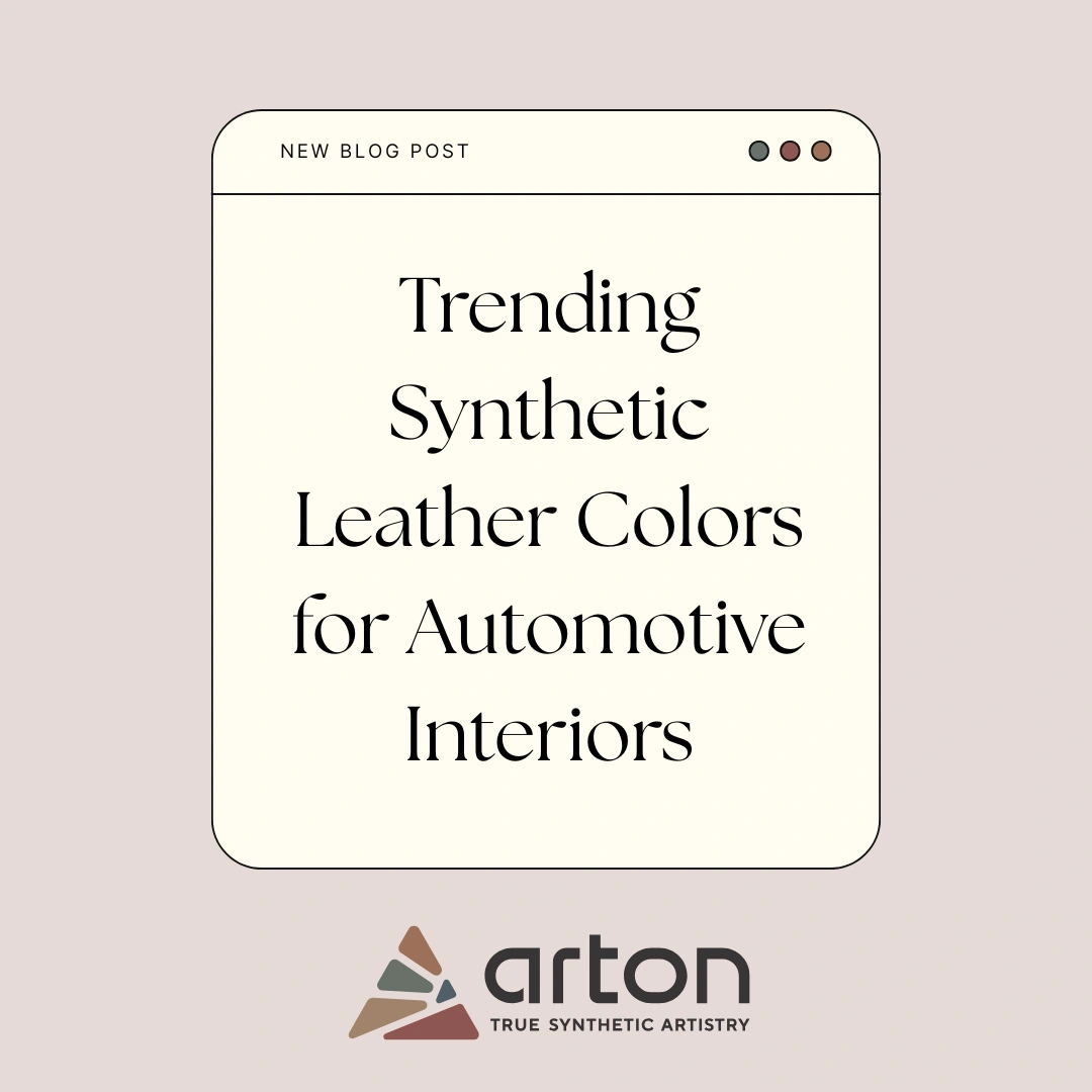 Trending Synthetic Leather Colors for Automotive Interiors