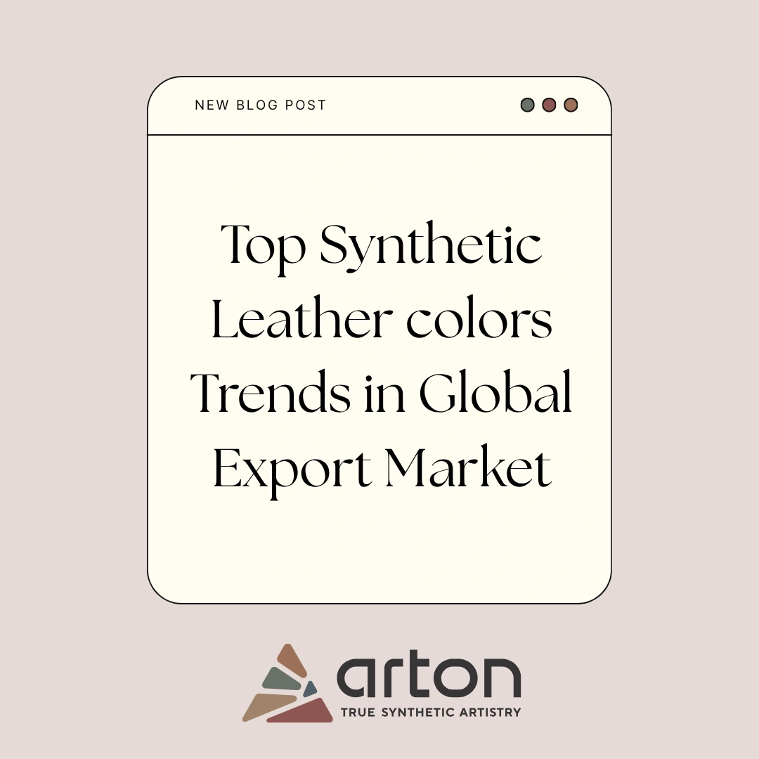 Top Synthetic Leather colors Trends in Global Export Market