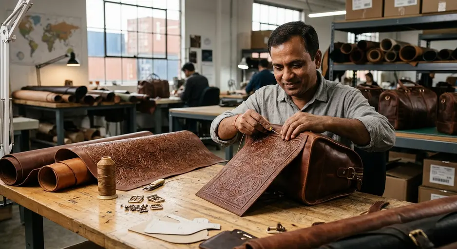 Industries in the USA Using Embossed Leather