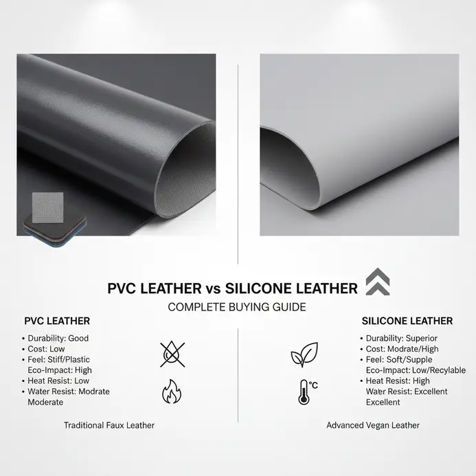 PVC Leather vs Silicone Leather