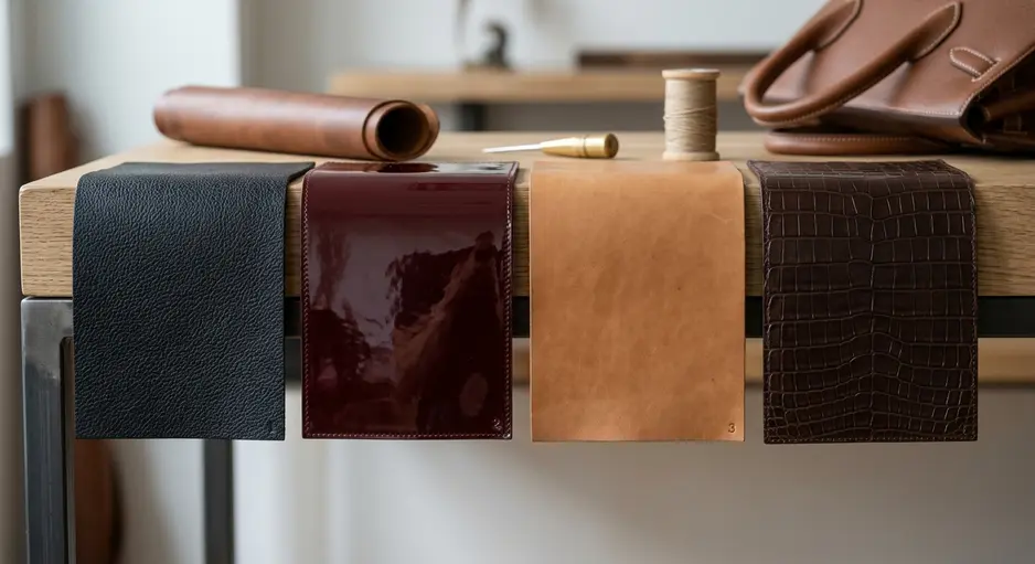 Top Leather Texture Finishes for Luxury Bags & Accessories
